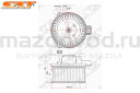 Мотор отопителя салона для Mazda 3 (BM/BN) (SAT)