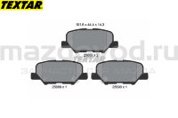 Колодки тормозные задние для Mazda 6 (GJ) (TEXTAR) 2568801 