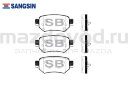 Колодки тормозные RR для Mazda 6 (GJ/GL) (электо) (SANGSIN)
