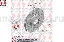 Диски тормозные FR для Mazda 6 (GH) (ПЕРФ.) (ZIMMERMANN)