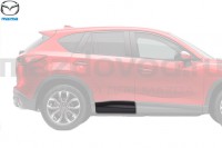 Накладка задней правой двери для Mazda CX-5 (KE) (MAZDA) KD5351RC0 KD5351RC0A KD5351RC0B 