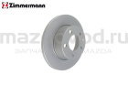 Диски тормозные RR для Mazda 3 (BK/BL) (1.6) (ZIMMERMANN)