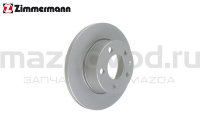 Диски тормозные задние  для Mazda 3 (BK;BL) (1.6) (ZIMMERMANN) 370307820