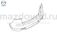 Бампер RR для Mazda CX-9 (TB) (07-09) (MAZDA) TD1150221KBB TD1150221HAA TD1150221GAA