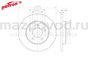 Диски тормозные RR для Mazda 3 (BK/BL) (2.0/2.3) (PATRON)