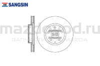 Диски тормозные передние для Mazda 6 (GJ/GL) (SANGSIN) SD4424 