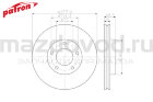 Диски тормозные FR для Mazda 3 (BK/BL) (1.6) (PATRON)