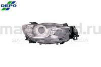  Фара передняя левая (HALOGEN) для Mazda CX-5 (KE) (DEPO) 2161166LLDEM 