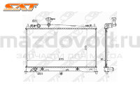 Радиатор охлаждения ДВС для Mazda 6 (GG) (МКПП) (SAT) MZ00053