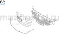 Накладка решетки радиатора R (нижн.) для Mazda 6 (GJ) (MAZDA) GML750B41 GML750B41B