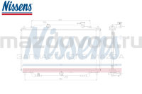 Радиатор двигателя для Mazda 3 (BM/BN) (NISSENS) 68555 