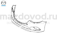 Бампер FR для Mazda 6 (GJ/GL) (W/O HLC; W/PS) (LED) (MAZDA) GMV850031CBB GMV850031C GMV850031BBB GMV850031BB