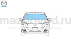 Стекло лобовое для Mazda 3 (BL) (W/HWS; W/O RS) (08-13) (MAZDA)