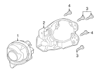 Фара ПТФ (R) для Mazda 3 (BN) (LED TYPE) (MAZDA) B63B51680 