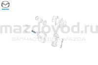 Штуцер прокачной переднего суппорта для Mazda 5 (CR/CW) (MAZDA) BPYK33690