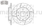 Диски тормозные RR для Mazda  6 (GG/GH) (ПЕРФ) (NiBK)