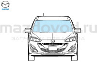 Лобовое стекло без датчиков для Mazda 5 (CR/CW) (MAZDA) CC2963900B9D CC29639009D AKITCRWDS1 CC2963900B CC2963900A9D 