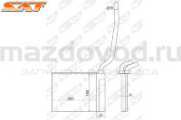 Радиатор печки для Mazda 3 (BK) (SAT) STFDA53950 