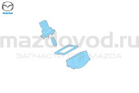 Фонарь подсветки номера для Mazda CX-5 (KF) (MAZDA) TK4851270