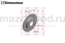 Диски тормозные RR для Mazda 5 (CR/CW) (R15) (ZIMMERMANN)