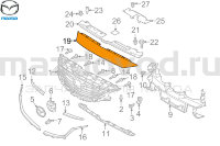 Накладка решетки радиатора (41V) для Mazda 6 (GJ) (MAZDA) GHP950033B62 GHP95003362 GHP950033A62 GHP950033C62 MAZDOVOD.RU +7(495)725-11-66 +7(495)518-64-44