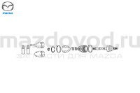 Пыльник ШРУСа наружного для Mazda 6 (GG) (ДВС - 2.0/2.3) (АКПП) (MAZDA) GP0622530A GP0622530 