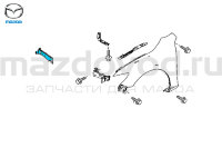 Кронштейн крыла правый металлический для Mazda 6 (GJ) (MAZDA) GHZ9521R0A GHZ9521R0 GHY95210YD GHY95210YC GHY95210YB