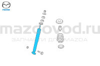Амортизатор RR для Mazda CX-9 (TB) (MAZDA) TDY128700 TD1328700E TD1328700D TD1328700C