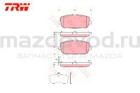 Колодки тормозные RR для Mazda MX-5 (NC) (TRW) GDB3402