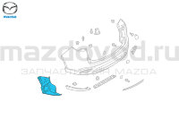 Подкрылок (часть) задний правый для Mazda CX-9 (TC)  (MAZDA) TK4850340B 