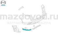 Правый спойлер заднего бампера для Mazda CX-9 (TC) (MAZDA) TK4850361 