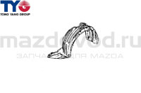 Подкрылок передний левый для Mazda 6 (GJ) (TYG) MZ11090AL   MAZDOVOD.RU +7(495)725-11-66 +7(495)518-64-44 8(800)222-60-64