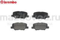 Колодки тормозные задние для Mazda 6 (GJ) (BREMBO) P61111