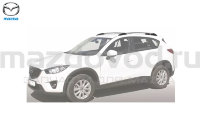 Рейлинги крыши для Mazda CX-5 (KE) (антрацит) (MAZDA) 830077805 MAZDOVOD.RU +7(495)725-11-66 +7(495)518-64-44 8(800)222-60-64