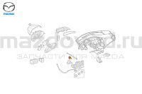 Лампа подсветки управления отопителем для Mazda 3 (BL) (MAZDA) BBM461C95 