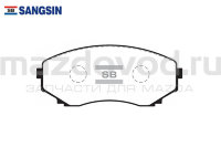 Колодки тормозные FR для Mazda CX-9 (TB/TC) (SANGSIN) SP1527