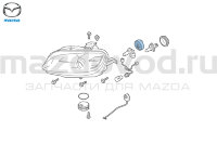 Заглушка фары для Mazda 3 (BL) (MAZDA) N066510A1A MAZDOVOD.RU +7(495)725-11-66 +7(495)518-64-44 8(800)222-60-64