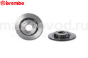 Диски тормозные RR для Mazda 6 (GG/GH) (BREMBO)