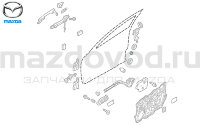 Заглушка кузова для Mazda (MAZDA) B00156051