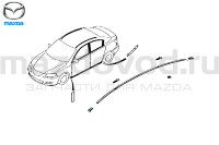 Заглушка молдинга крыши FR (R) для Mazda 3 (BK) (SDN) (MAZDA) BN8V509H1