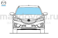 Лобовое стекло для Mazda CX-5 (KE) (W/LDW; W/SCB; W/RS) (MAZDA) KE6263900C9D KE6263900D KE6263900D9D