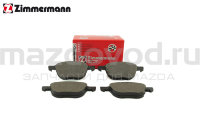 Колодки тормозные передние для Mazda 3 (BK/BL) (ZIMMERMANN) 237231801 