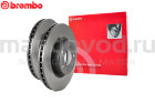 Диски тормозные RR для Mazda 3 (BM/BN) (BREMBO)