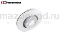 Диск тормозной передний для Mazda 3 (BK/BL) (1.6) (ZIMMERMANN) 370307620