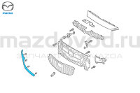  Молдинг решетки левый хром для Mazda 6 (GL) (c 2018 г.в.) (MAZDA) GSH7507K0C GSH7507K0A GSH7507K0B 
