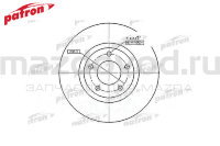 Диски тормозные FR для Mazda 3 (BK/BL) (2.0) (PATRON) PBD4385