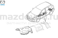 Теплозащита первая для Mazda CX-7 (ER) (MAZDA) EG2156411A 