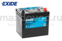 Аккумулятор для Mazda CX-3 (DK) (W/i-STOP) (60A) (EXIDE) EL604 