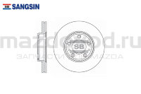 Диски тормозные передние для Mazda 6 (GG) (2.0/2.3) (SANGSIN) SD4406