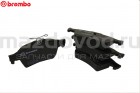 Колодки тормозные RR для Mazda 3 (BK/BL) (BREMBO)